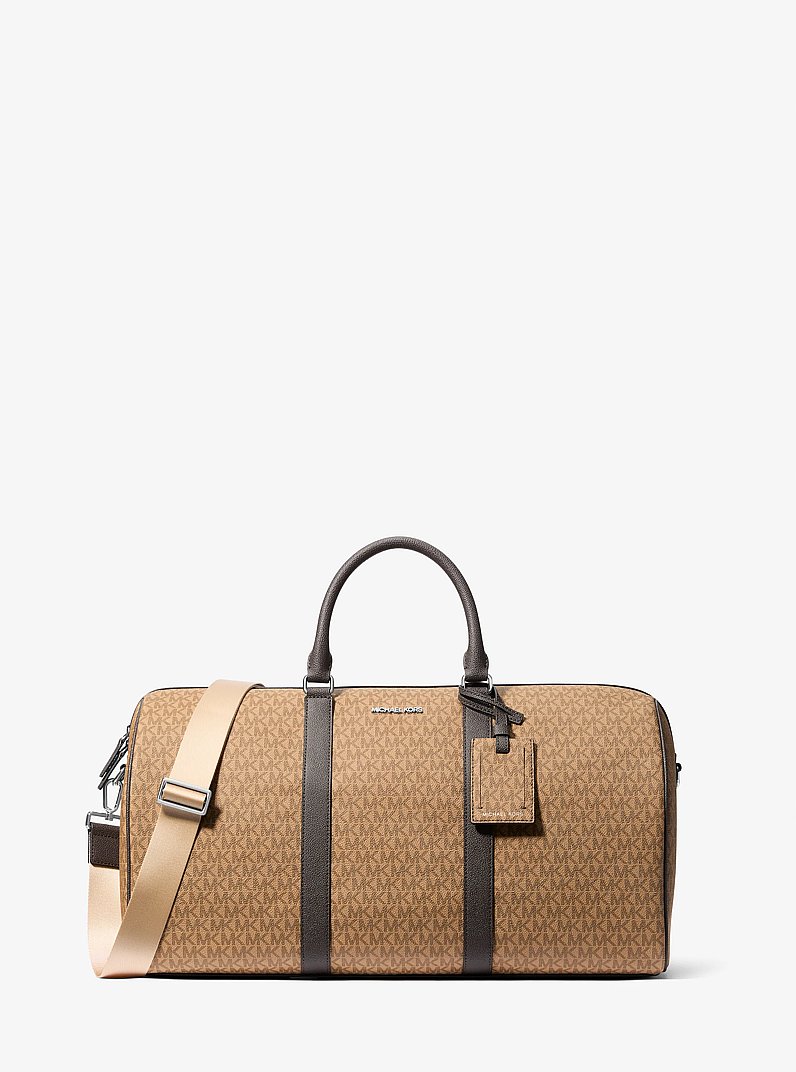 Harrison Logo Weekender Bag in CAMEL | Michael Kors