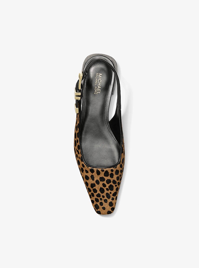 Darrington Cheetah Print Calf Hair Flat