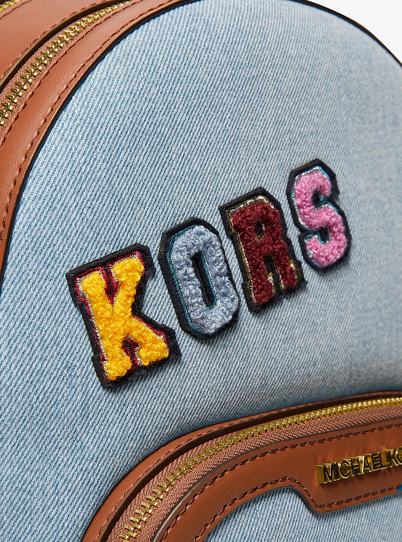 Jaycee Medium Embellished Denim Backpack | Michael Kors [US] display picture 1
