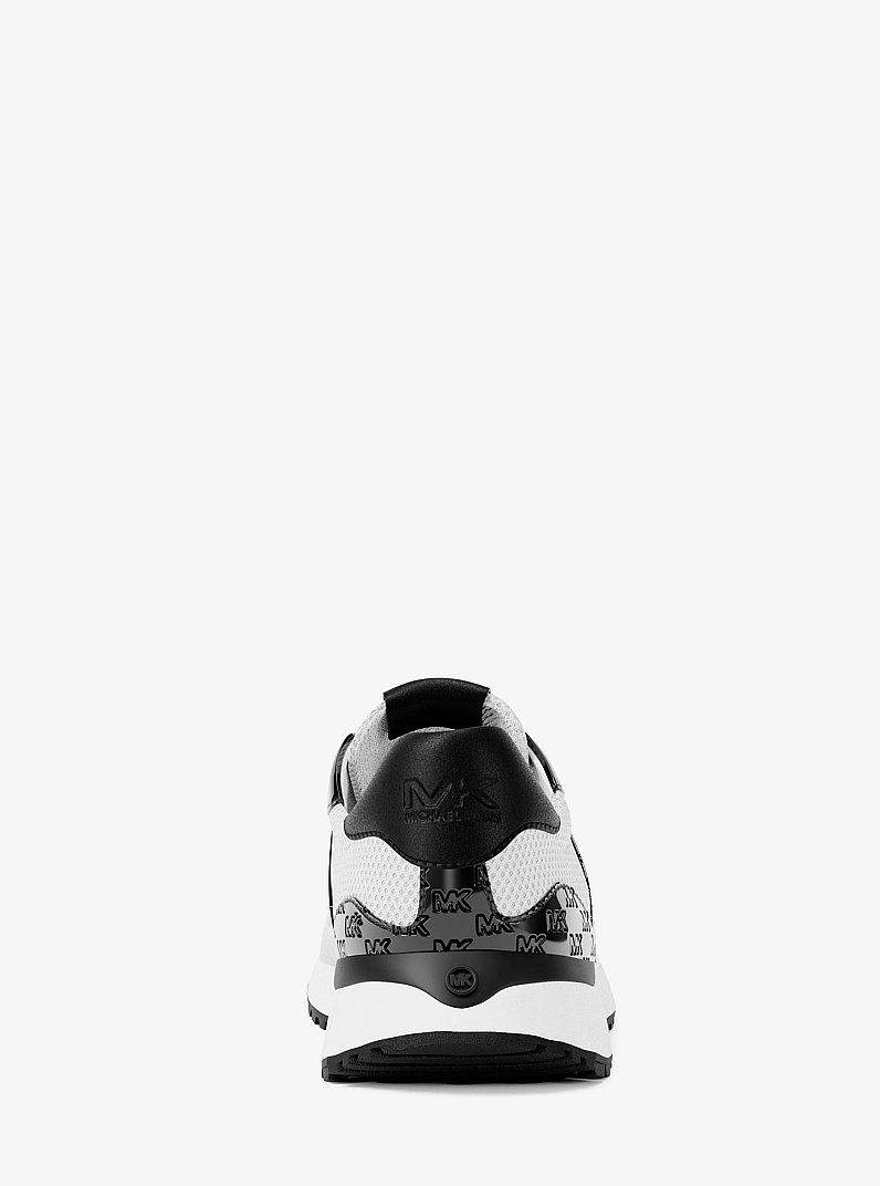 Zapatilla deportiva Dax de charol y malla in BLANCO INTENSO | Michael Kors