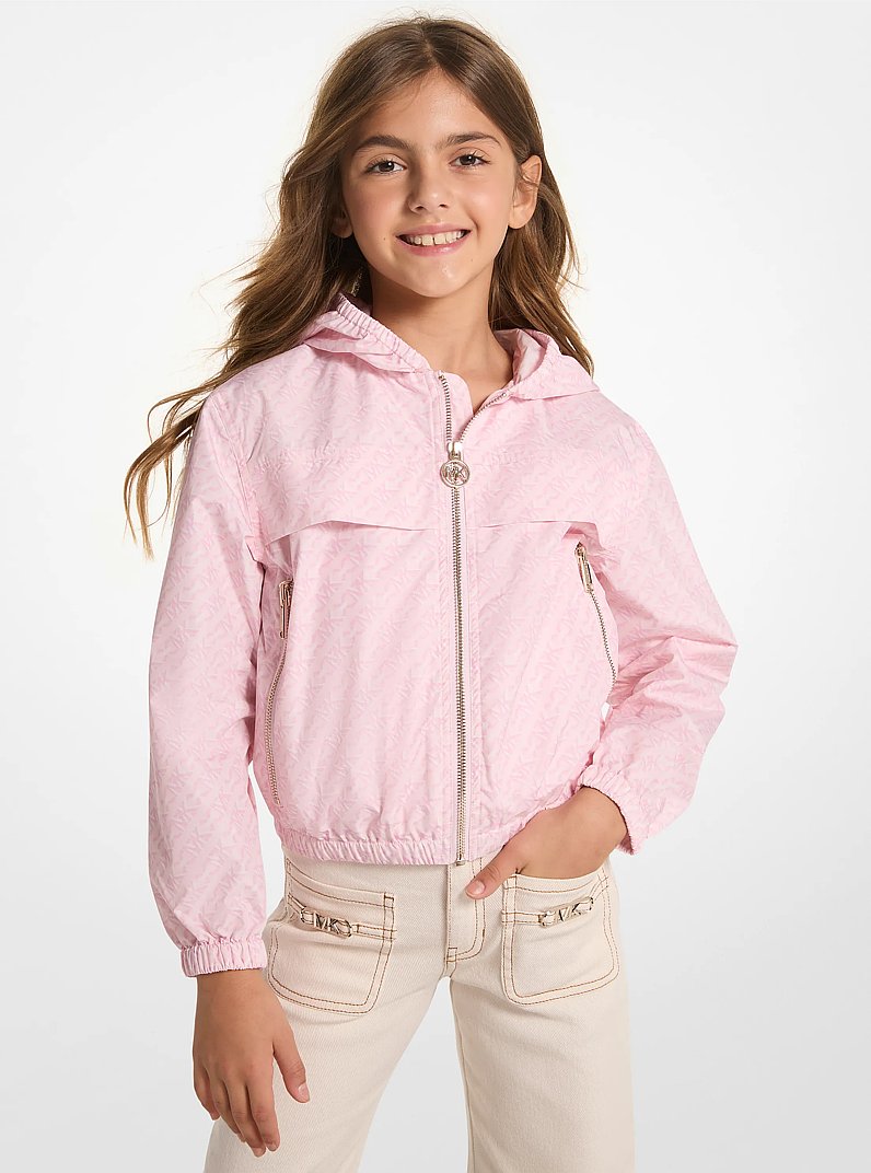 Giacca a vento con logo in ROSA PALLIDO | Michael Kors