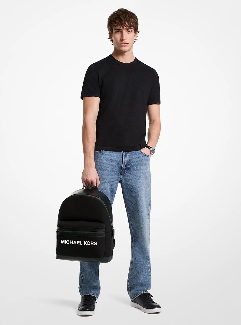 Cooper Canvas Backpack in BLACK | Michael Kors