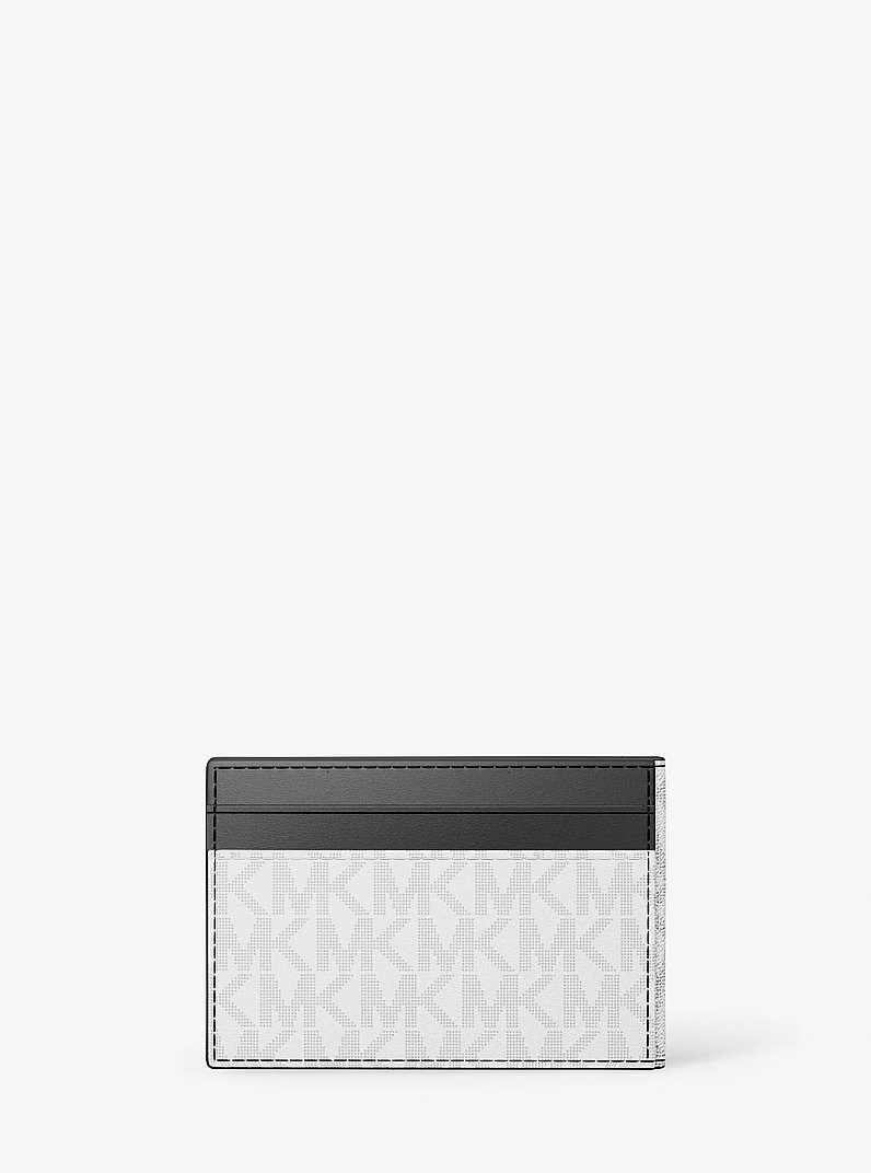 Cooper Signature Logo Wallet in BRIGHT WHT | Michael Kors