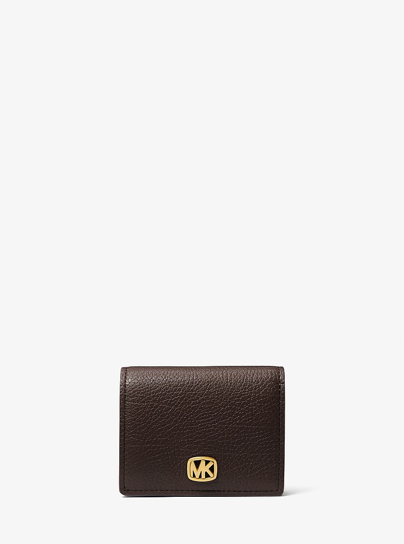 Billetera Bryant peque&ntilde;a en piel in CHOCOLATE | Michael Kors