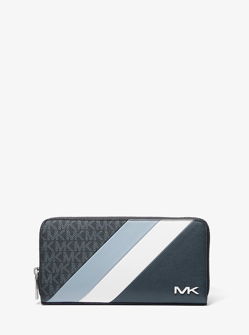 Cooper Logo and Striped Smartphone Wallet
