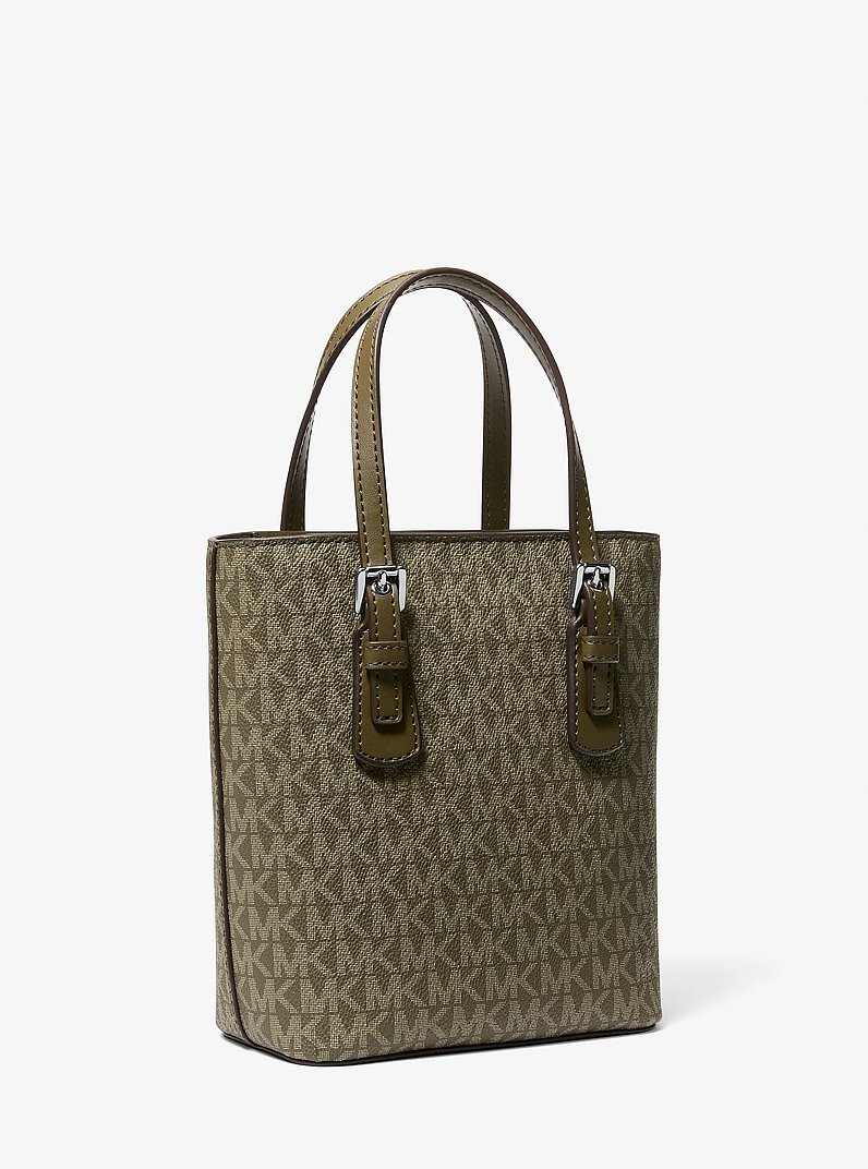 Voyager Extra-Small Signature Logo Convertible Crossbody Bag in OLIVE | Michael Kors