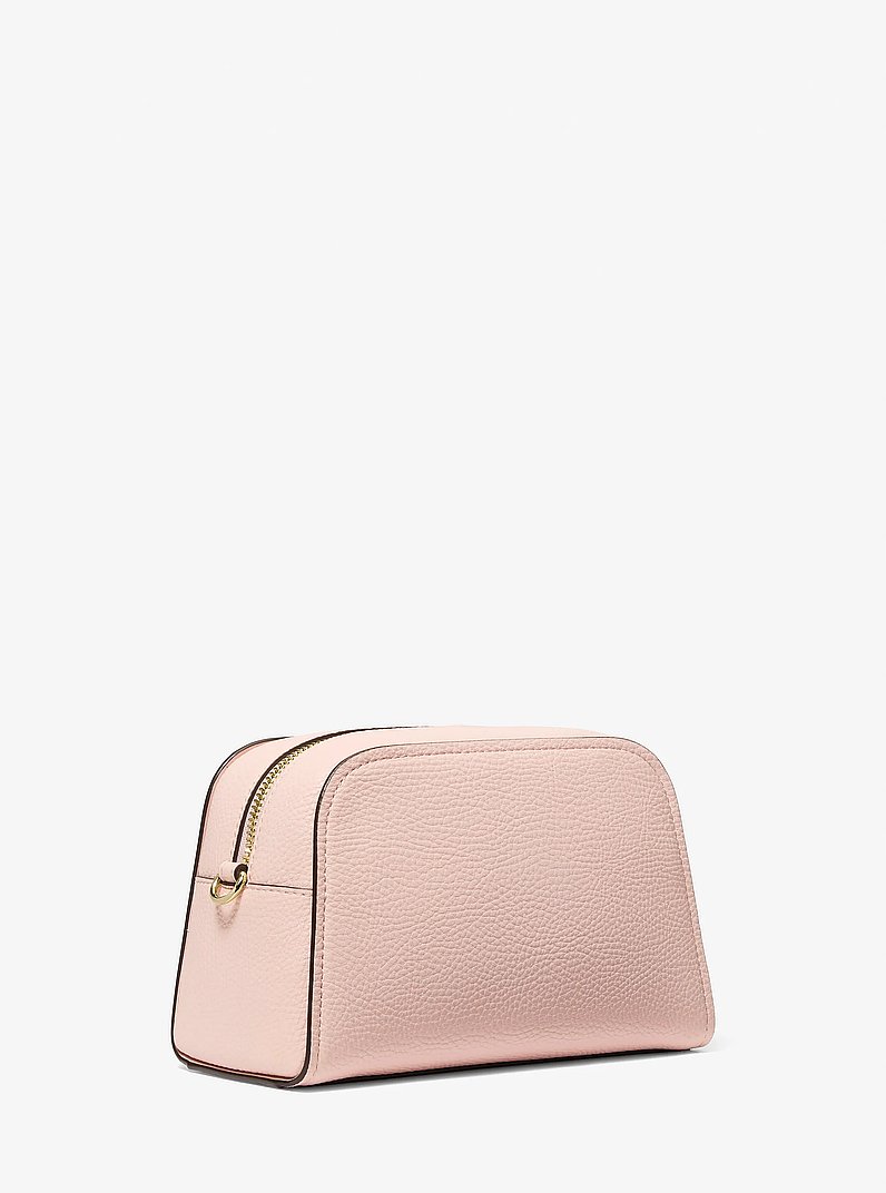 Ashton Extra-Small Heart Embellished Strap Camera Crossbody Bag in POWDER BLUSH | Michael Kors
