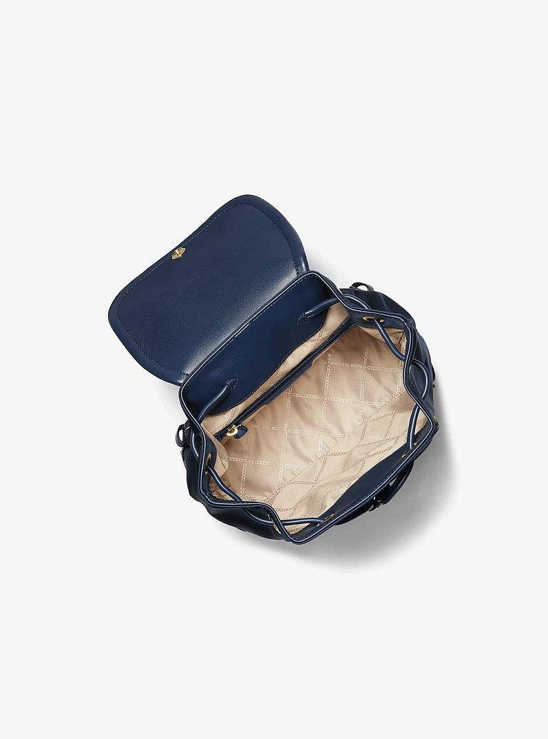 Cara Small Nylon Backpack in NAVY | Michael Kors