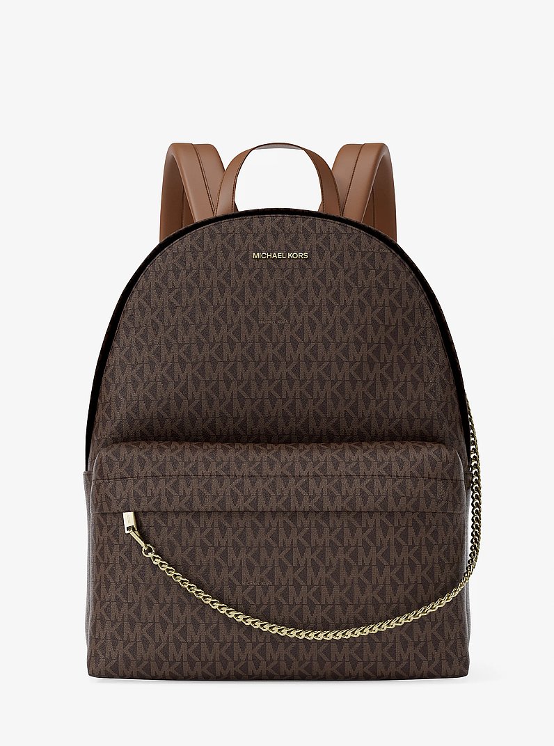 Mochila Slater grande con logotipo exclusivo in MARR&Oacute;N | Michael Kors