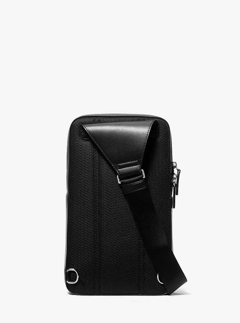 Cooper Commuter Logo Sling Pack in BRIGHT WHT | Michael Kors