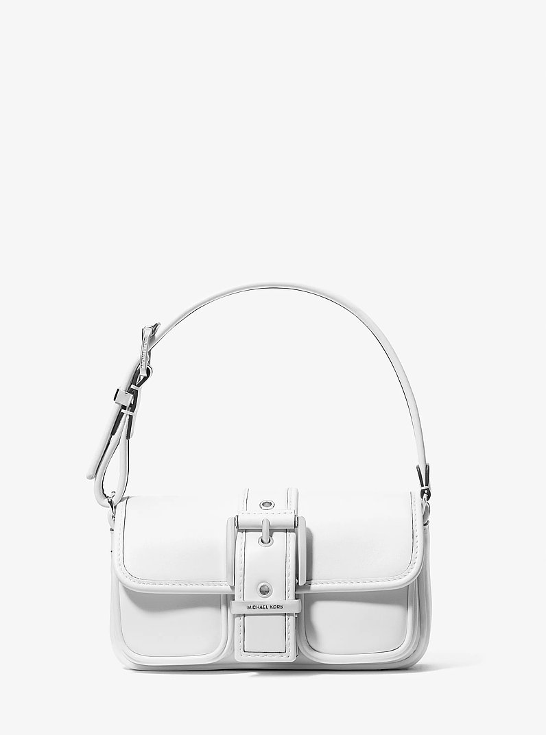 Schultertasche Colby Extra-Small aus Leder in OPTIC WHITE | Michael Kors