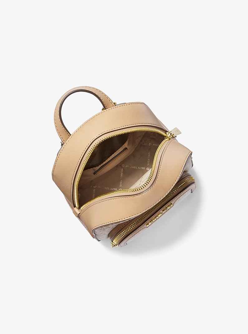 Jaycee Extra-Small Ombr&eacute; Logo Convertible Backpack in CAMEL | Michael Kors