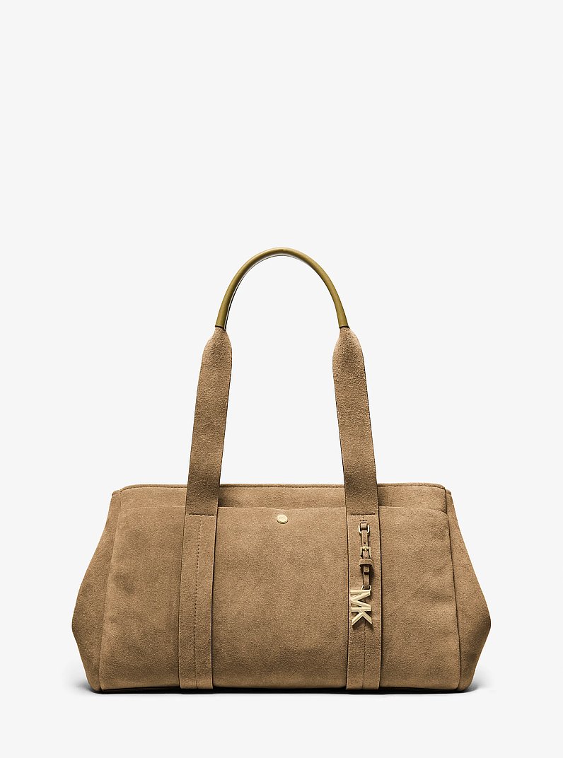 Borsa tote grande in pelle scamosciata Romee in CRETA | Michael Kors