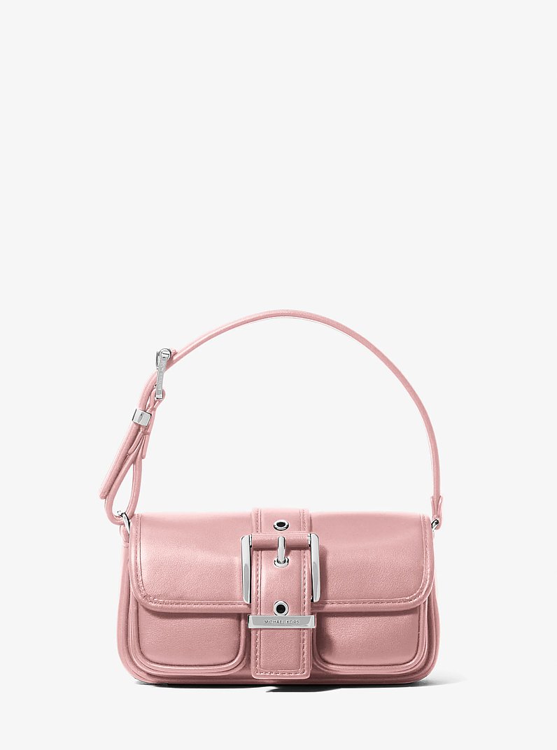 Colby Extra-Small Leather Shoulder Bag in BLACK - Sale | Michael