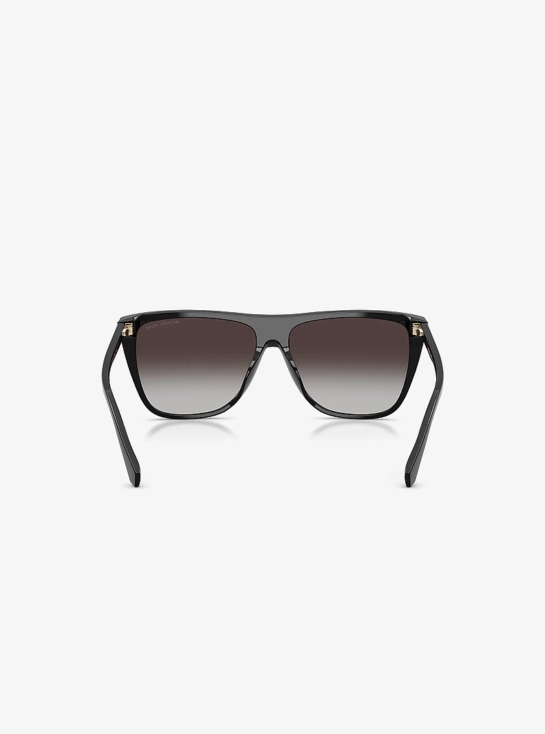 Half Moon Sunglasses in BLACK | Michael Kors