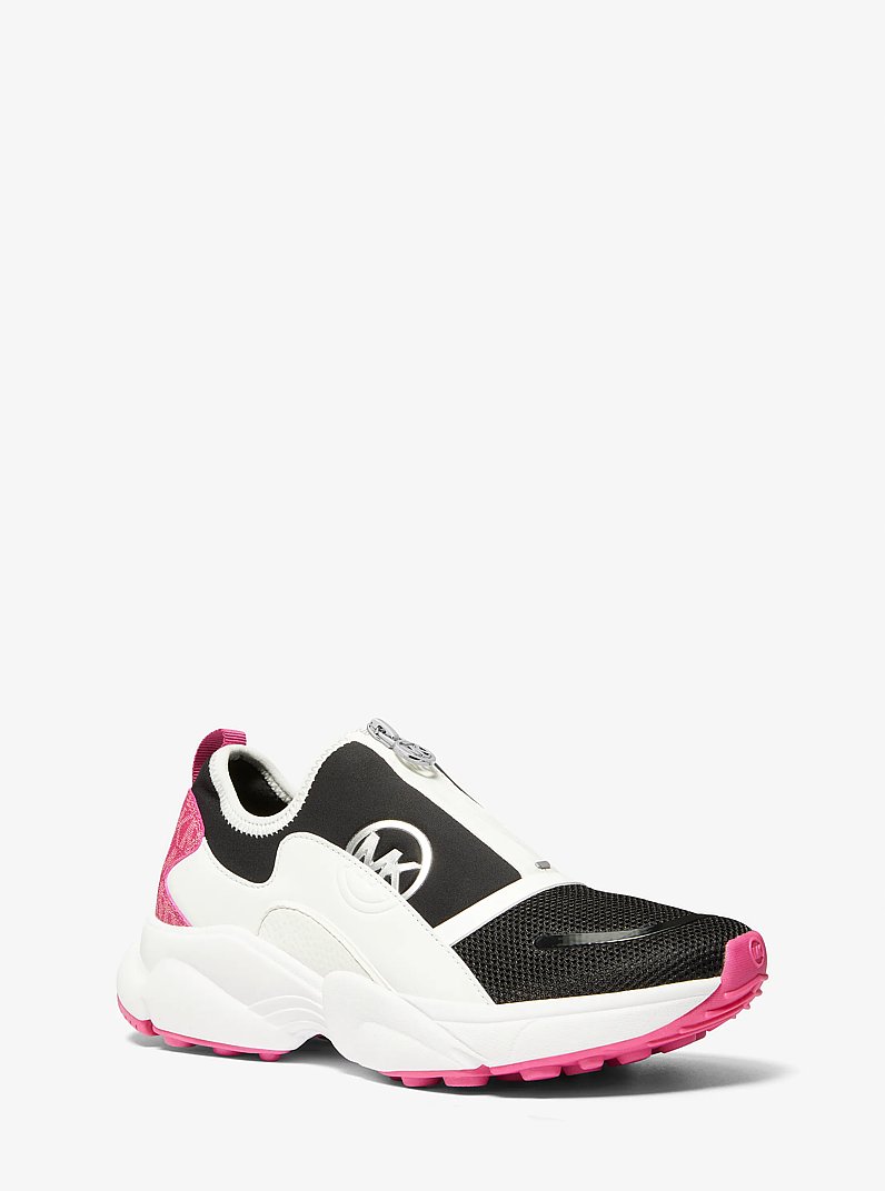 Sami Scuba and Mesh Zip-Up Trainer | Michael Kors [US]