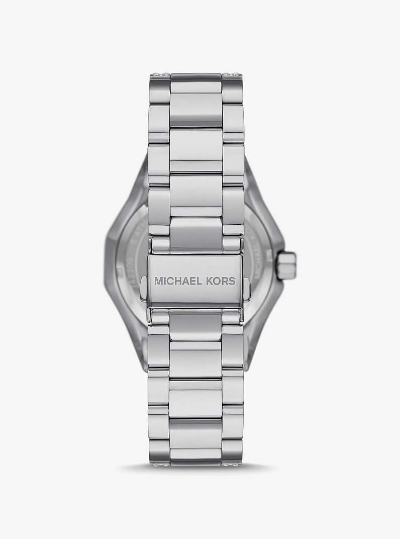PRIDE Limited-Edition Oversized Raquel Rainbow Pavé Silver-Tone