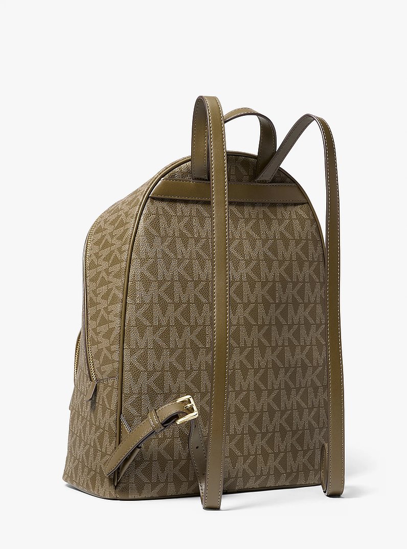 Rucksack Connie Medium mit Signature-Logomuster in LODEN | Michael Kors