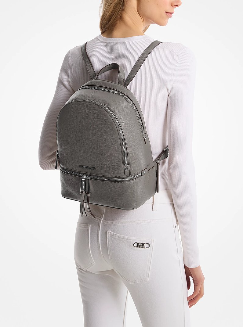 Rhea Medium Leather Backpack