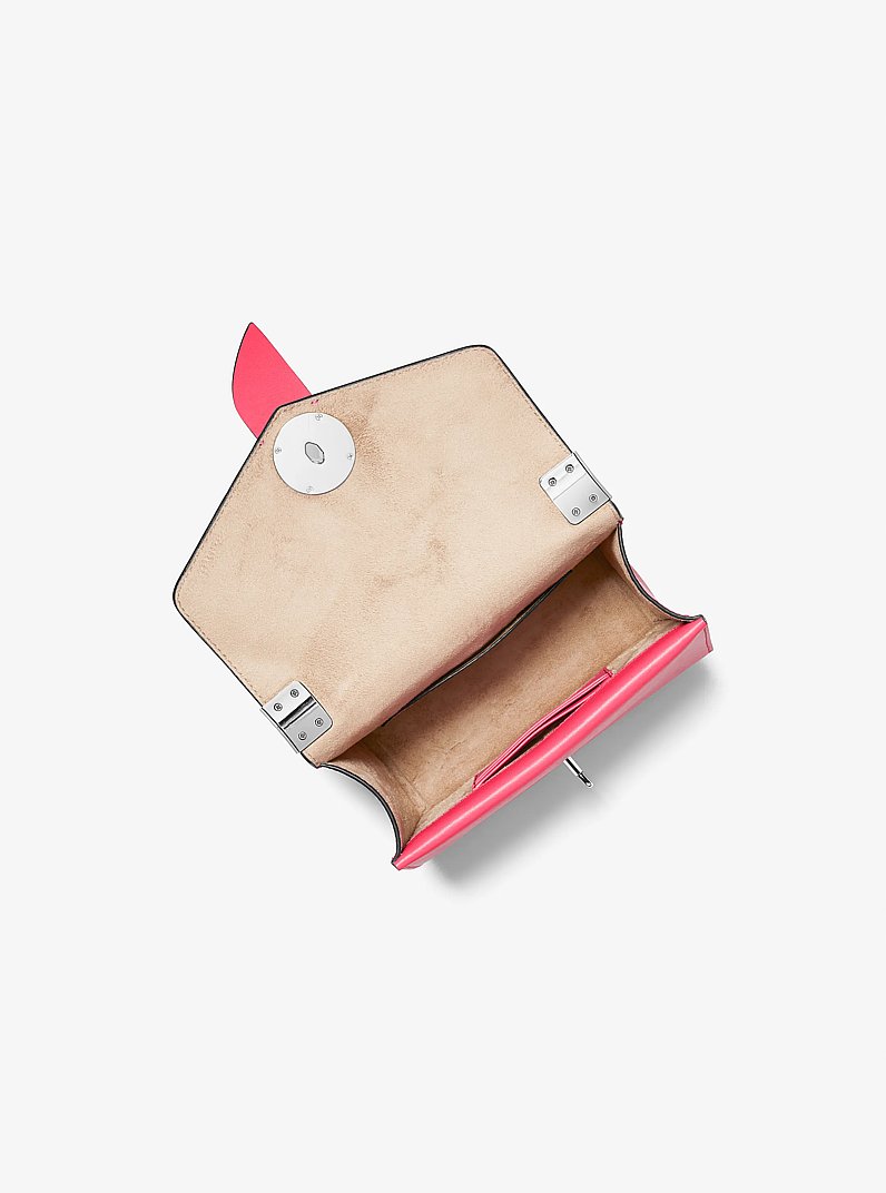 Umh&auml;ngetasche Greenwich Small aus Saffianleder in GERANIE | Michael Kors