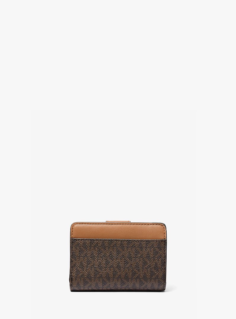 Mały portfel z charakterystycznym logo in BRĄZOWY / CIEMNY ORZECH | Michael Kors
