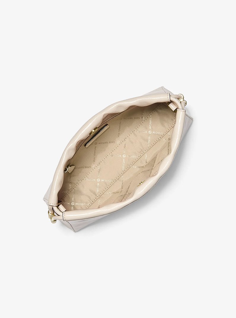 Matilda Small Cinched Crossbody Bag in LT CREAM | Michael Kors