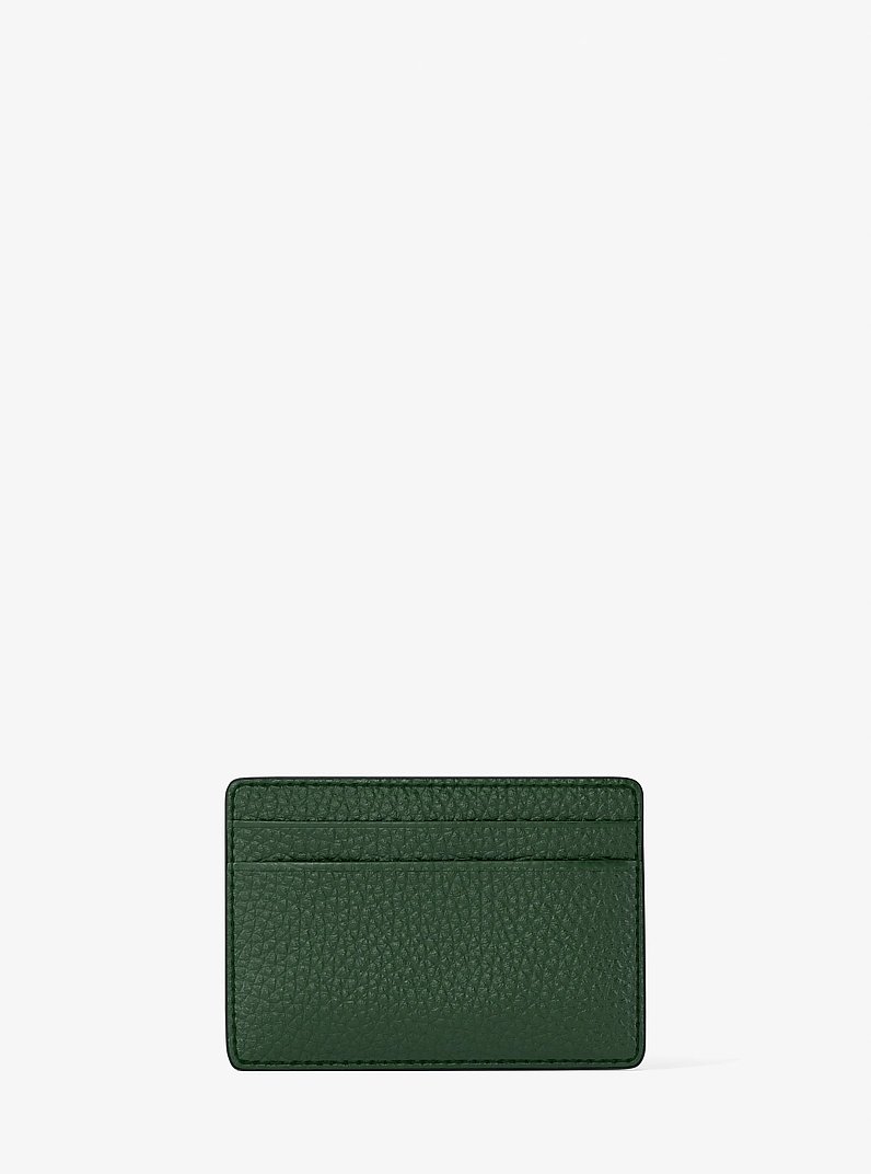 Pebbled Leather Card Case