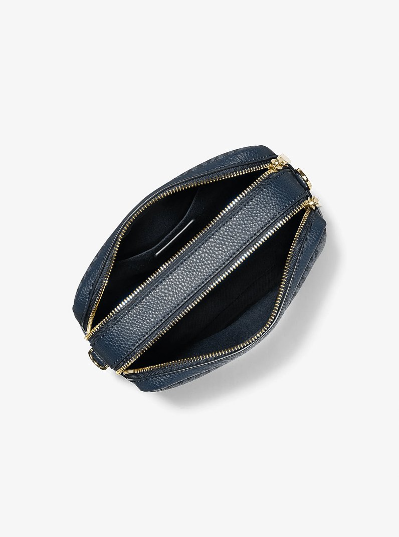 Bryant Medium Signature Logo Camera Crossbody Bag in ADMRL/PLBLUE | Michael Kors