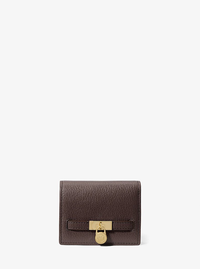 Portafoglio Hamilton Moderne piccolo in pelle in CIOCCOLATO | Michael Kors