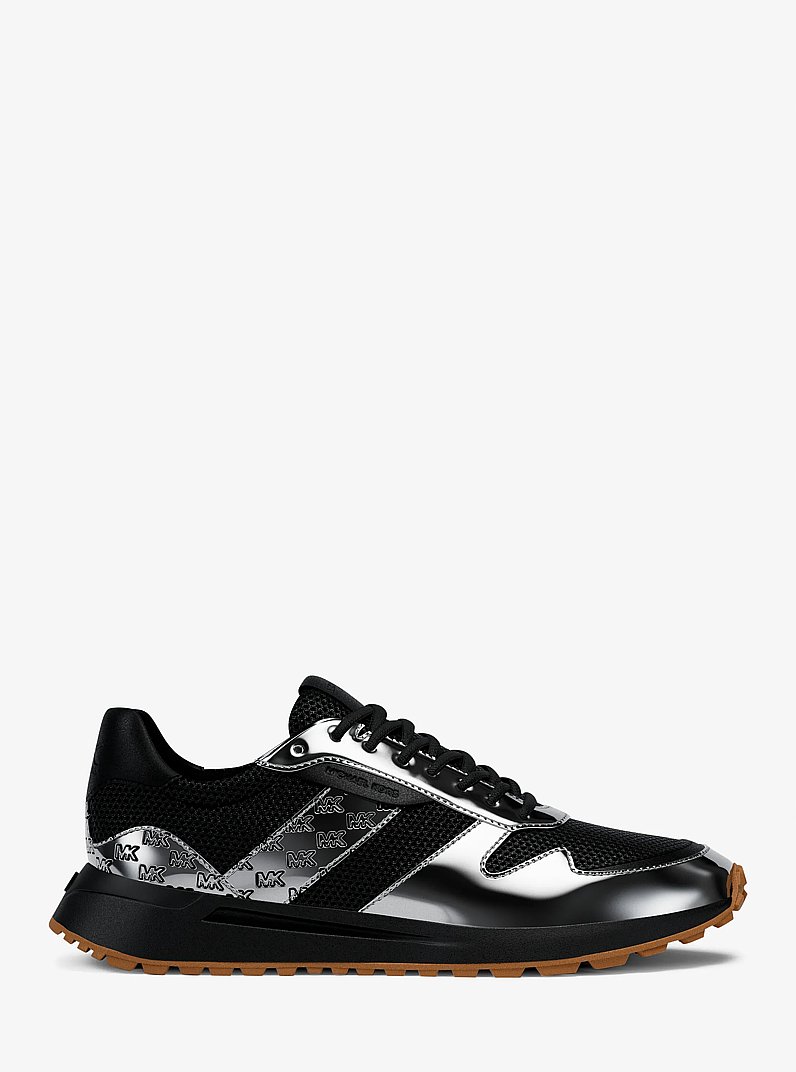 Dax Patent and Mesh Trainer in BLACK | Michael Kors