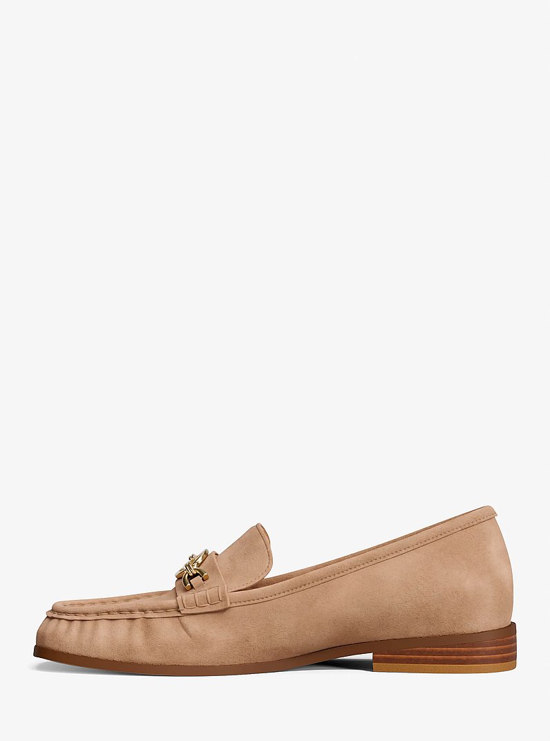 Mocas&iacute;n Kacey en microgamuza de poli&eacute;ster in CAMEL | Michael Kors