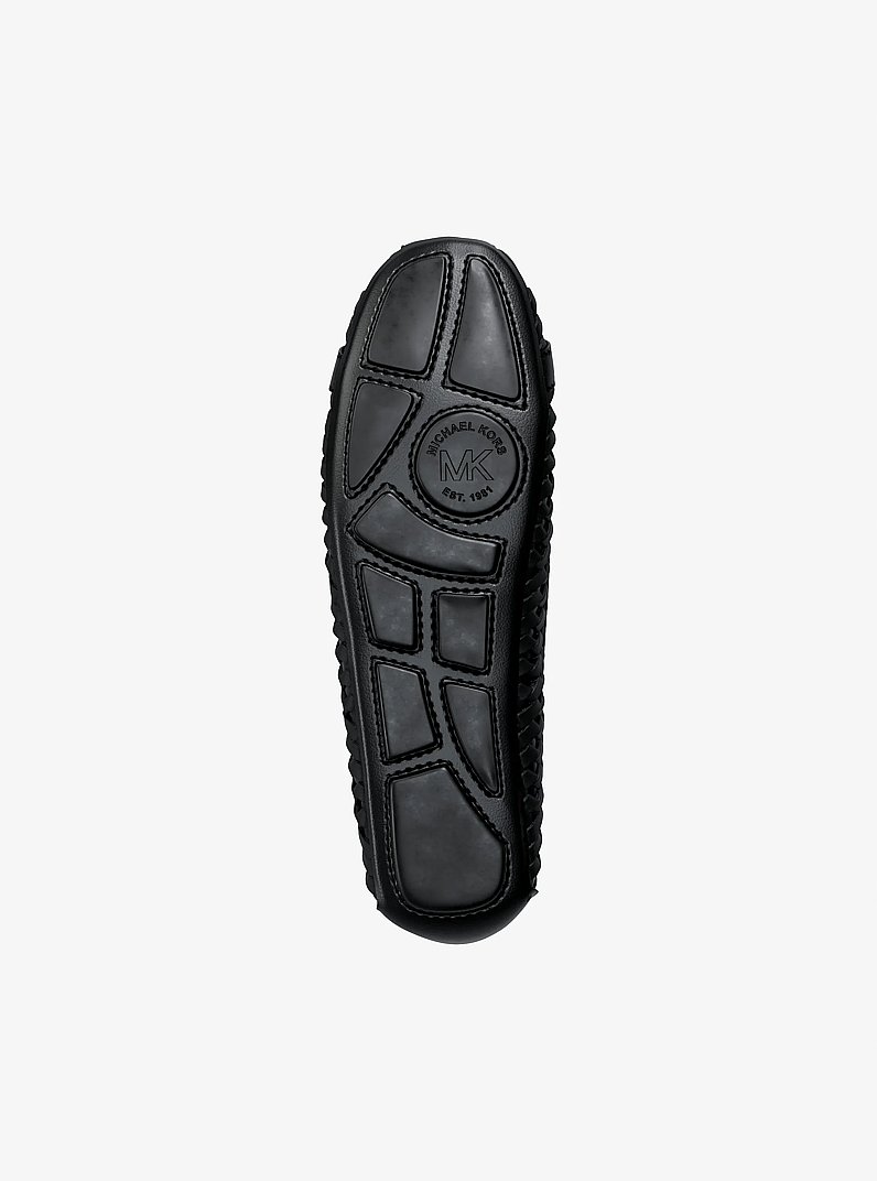 Fulton Woven Moccasin in BLACK | Michael Kors