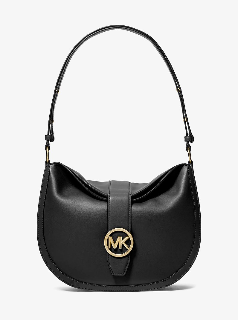  4HYB ミトン Lサイズ 黒 Gabby Large Hobo Shoulder Bag in BLACK - Sale | Michael Kors [US]