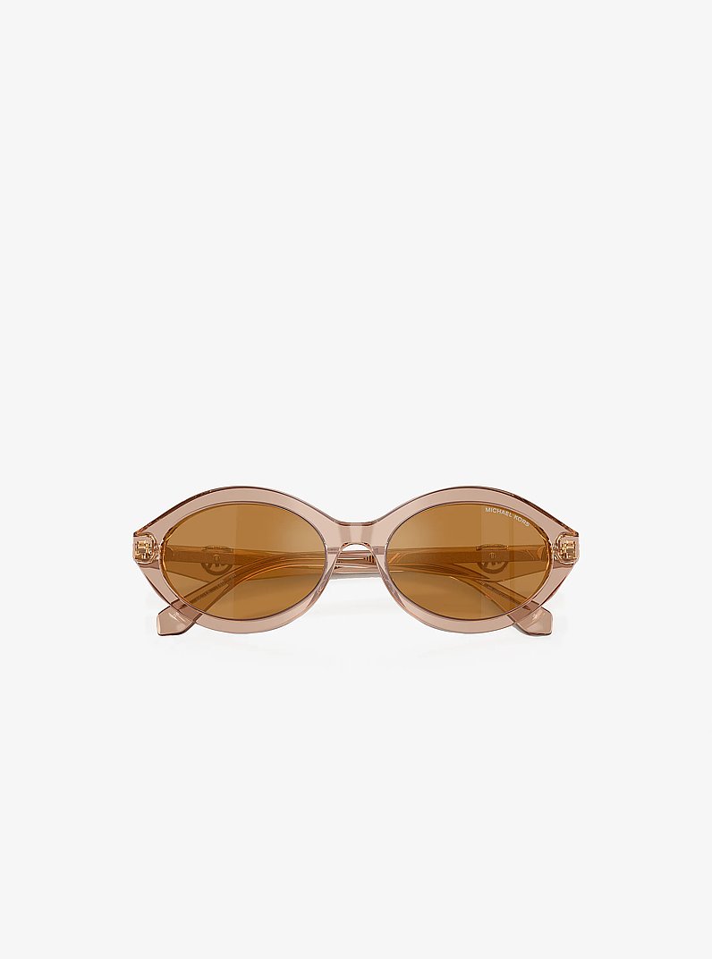 Carlazzo Sunglasses in BROWN TRANSPARENT | Michael Kors