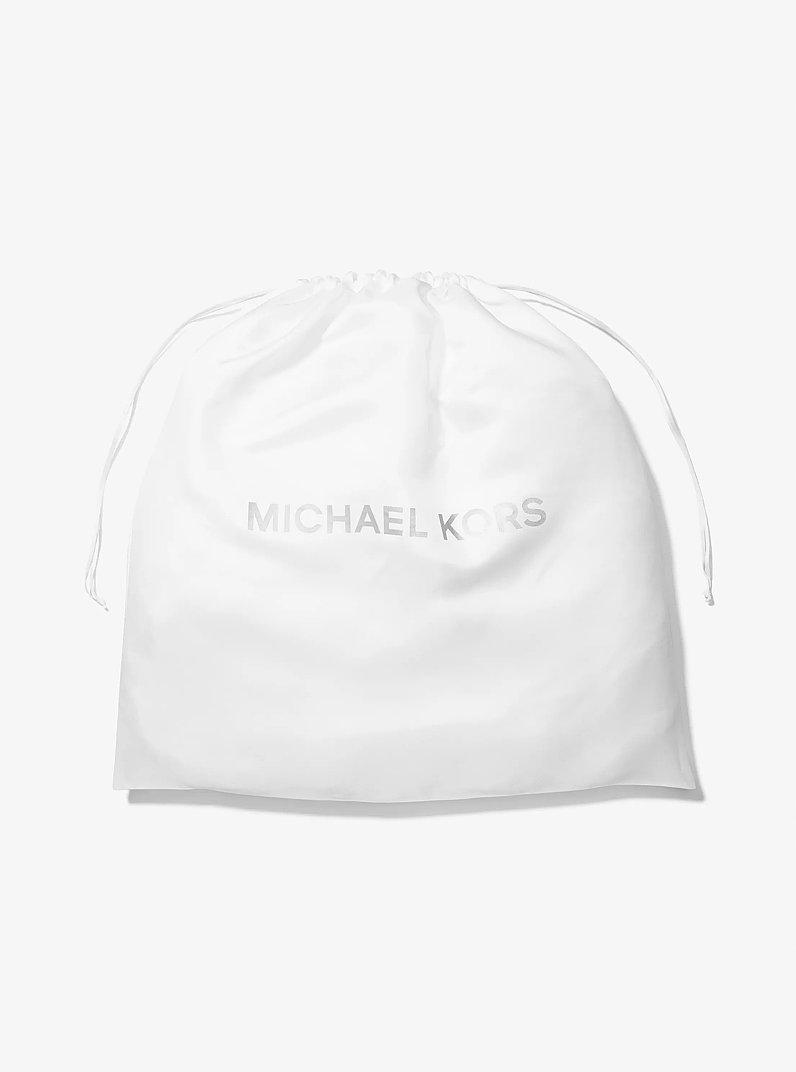 Extra-Large Logo Woven Dust Bag in WHITE | Michael Kors