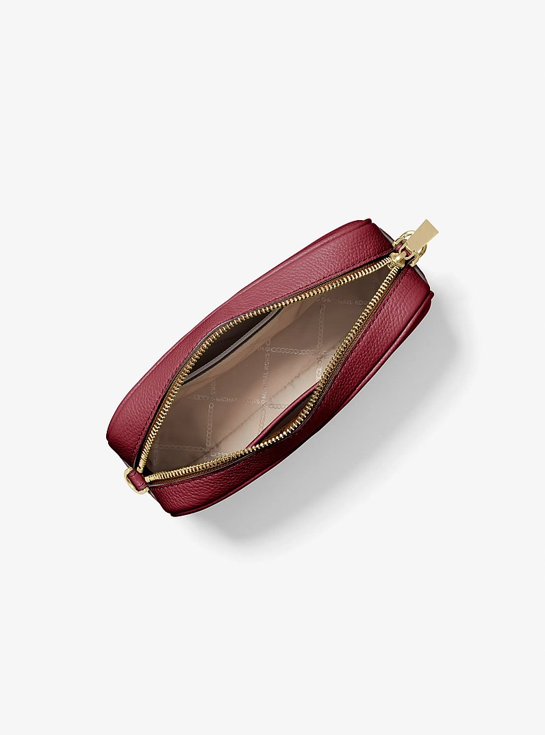 Sac &agrave; bandouli&egrave;re Ginny en cuir in ROUGE PROFOND | Michael Kors