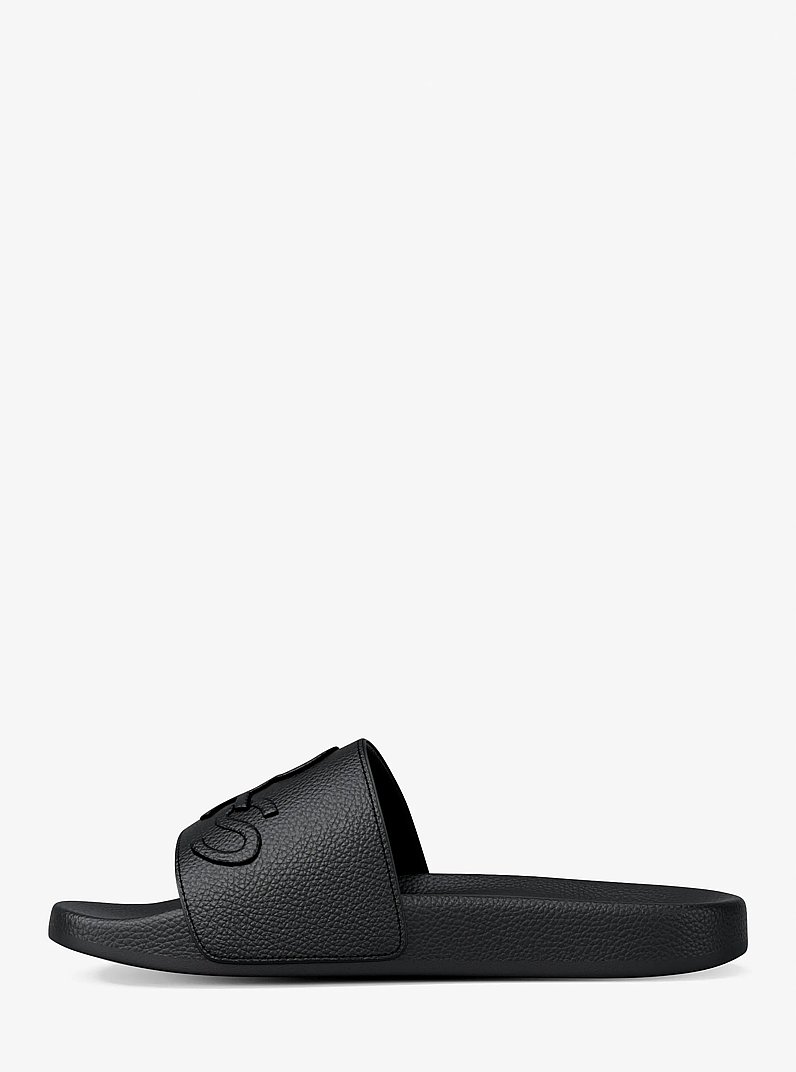 Dawson KORS Slide Sandal in BLACK | Michael Kors