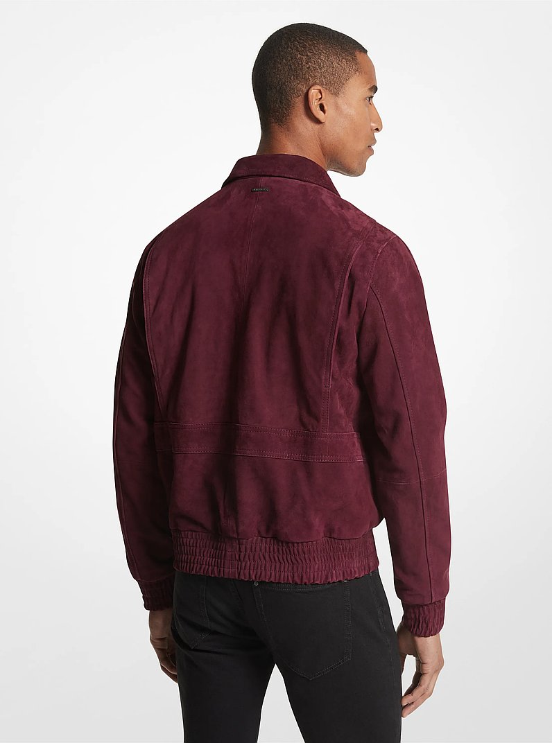 Suede Jacket in CORDOVAN - Sale | Michael Kors [US]