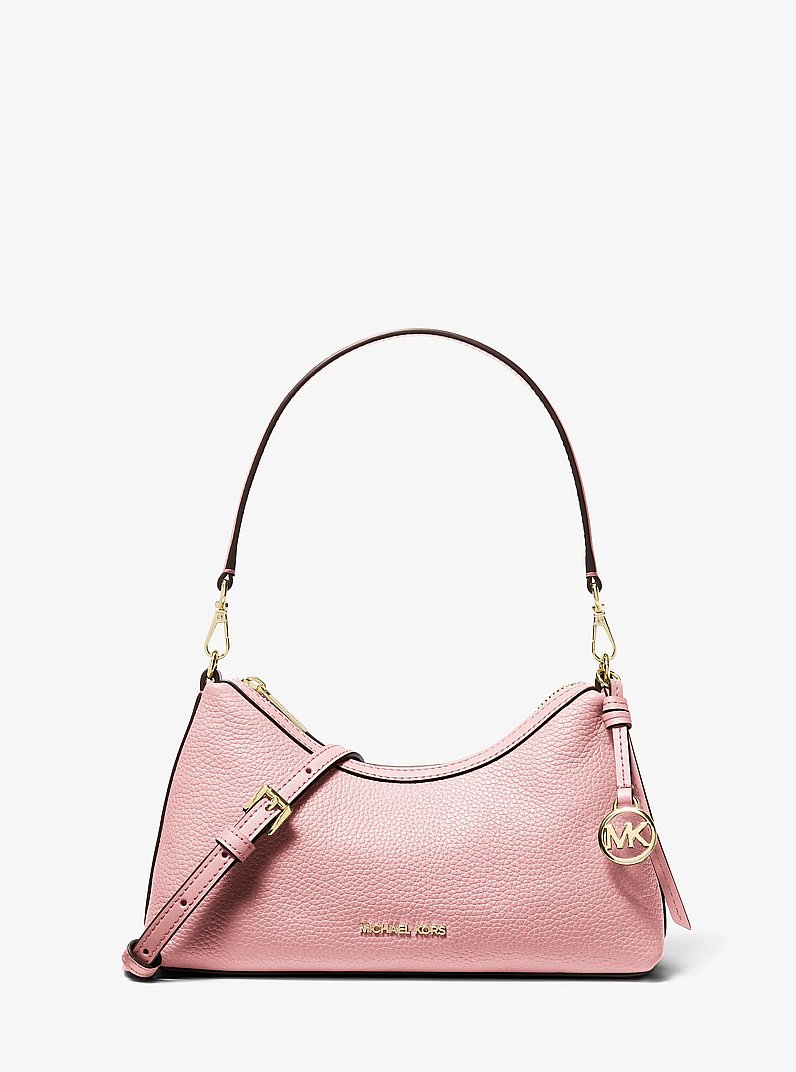 Sammy Small Pebbled Leather Convertible Crossbody Bag in POWDER BLUSH | Michael Kors