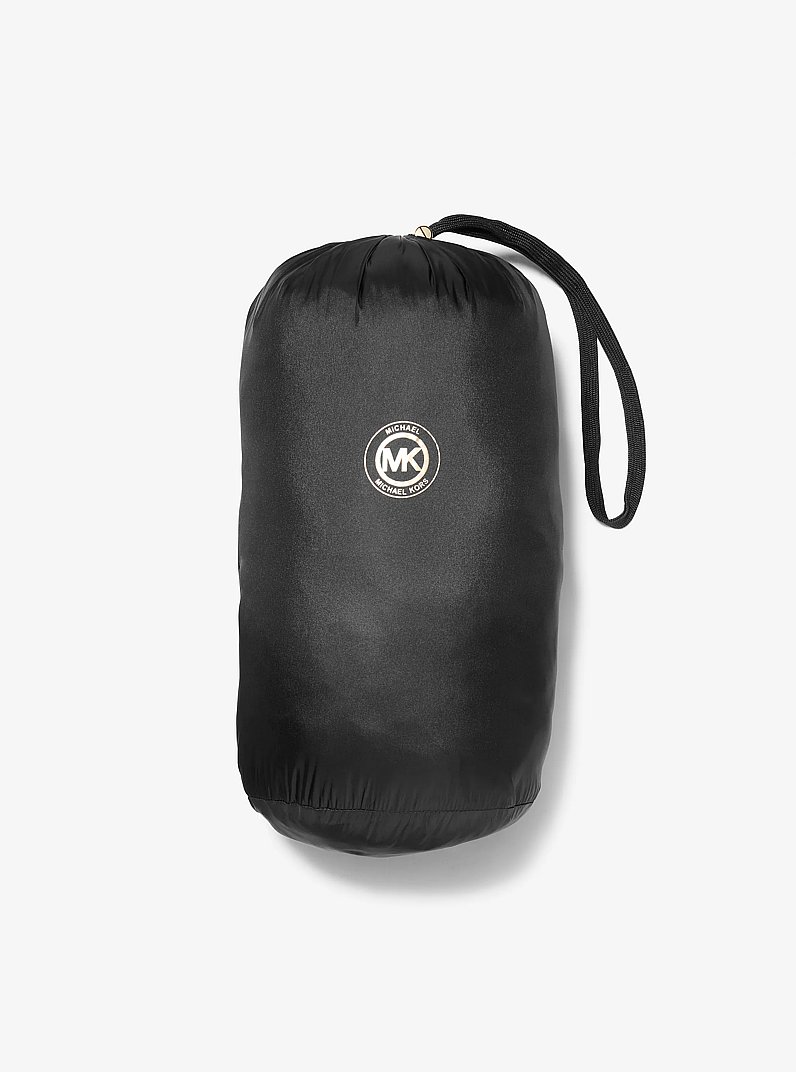 Veste matelass&eacute;e en fausse fourrure in NOIR | Michael Kors