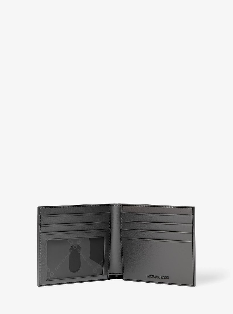 Porte-billets Cooper &agrave; logo Signature et &agrave; ornements in NOIR | Michael Kors