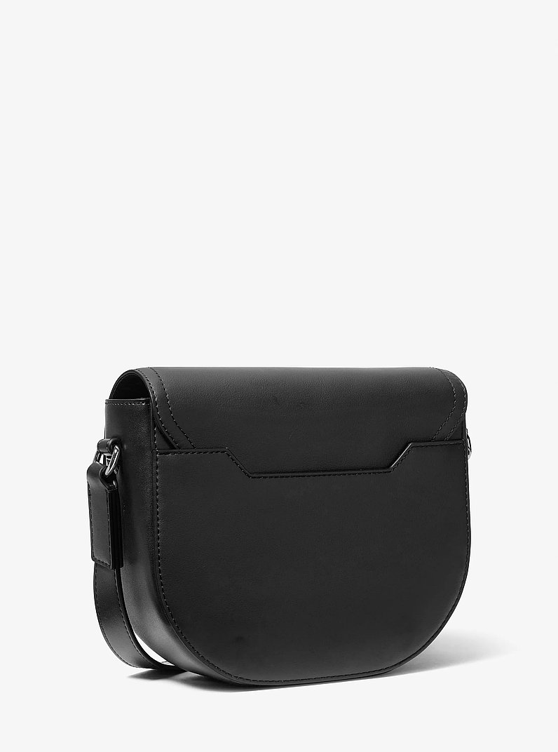 Kole Medium Saddle Bag in BLACK | Michael Kors