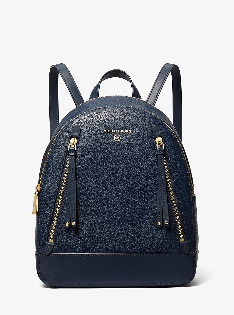 Brooklyn Medium Pebbled Leather Backpack