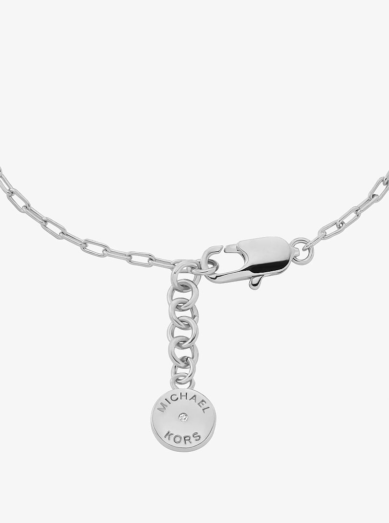 Pav&eacute; Heart Bracelet in SILVER | Michael Kors