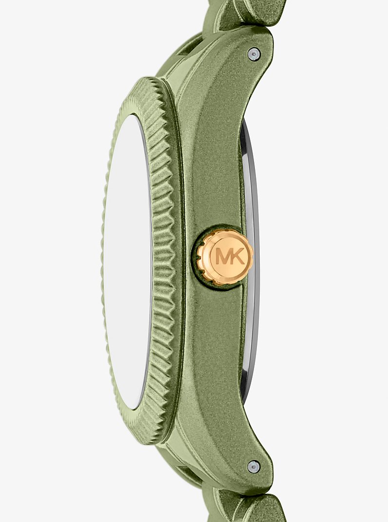 Limited-Edition Petite Lexington Green-Tone Watch in DUSTY SAGE | Michael Kors