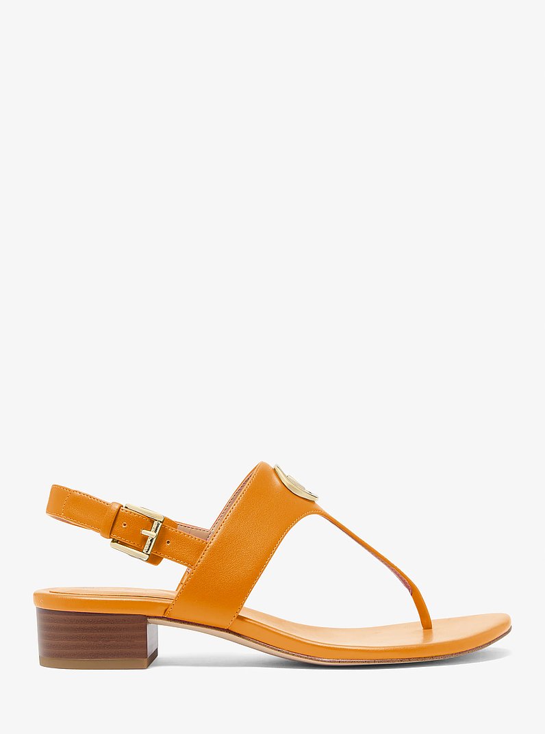 Sandale Hannah &agrave; bride en T in ORANGE POP | Michael Kors