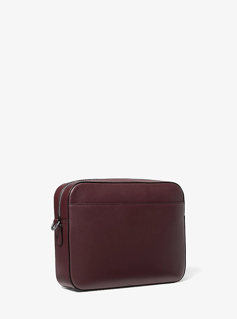 Varick Leather Camera Bag in SHIRAZ | Michael Kors