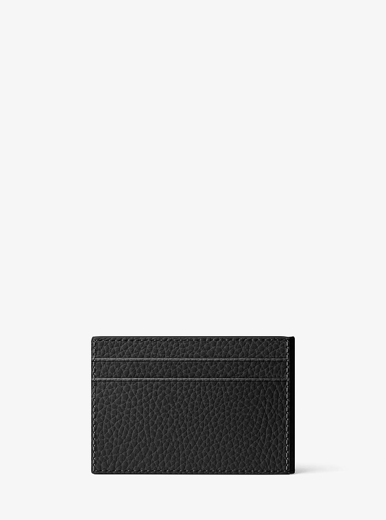 Billetera Cooper de piel granulada in NEGRO | Michael Kors