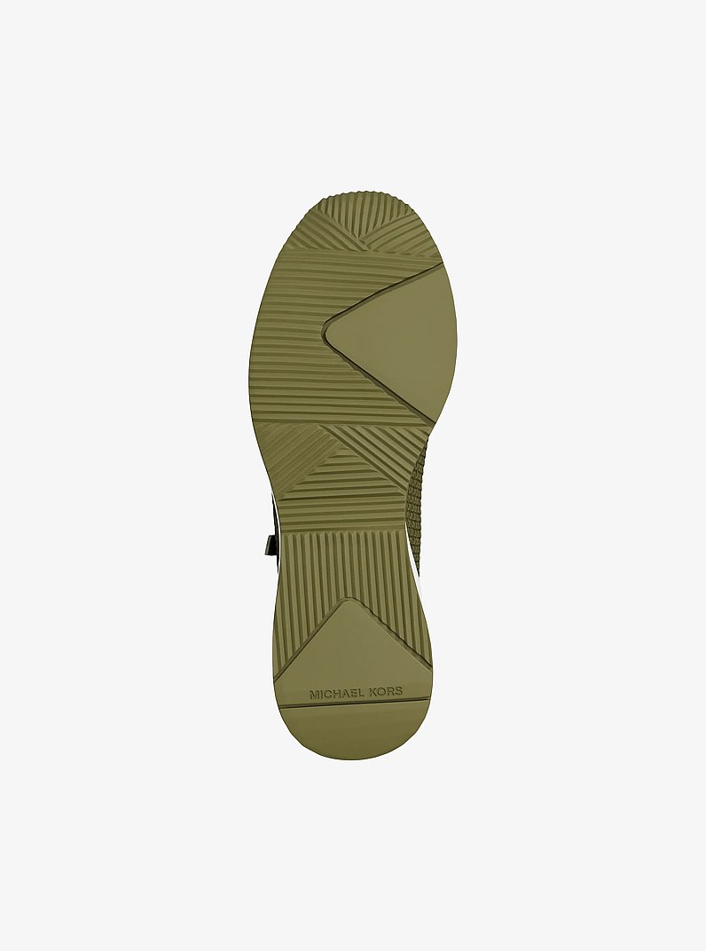 Willis Stretch Knit Trainer in PISTACHIO | Michael Kors