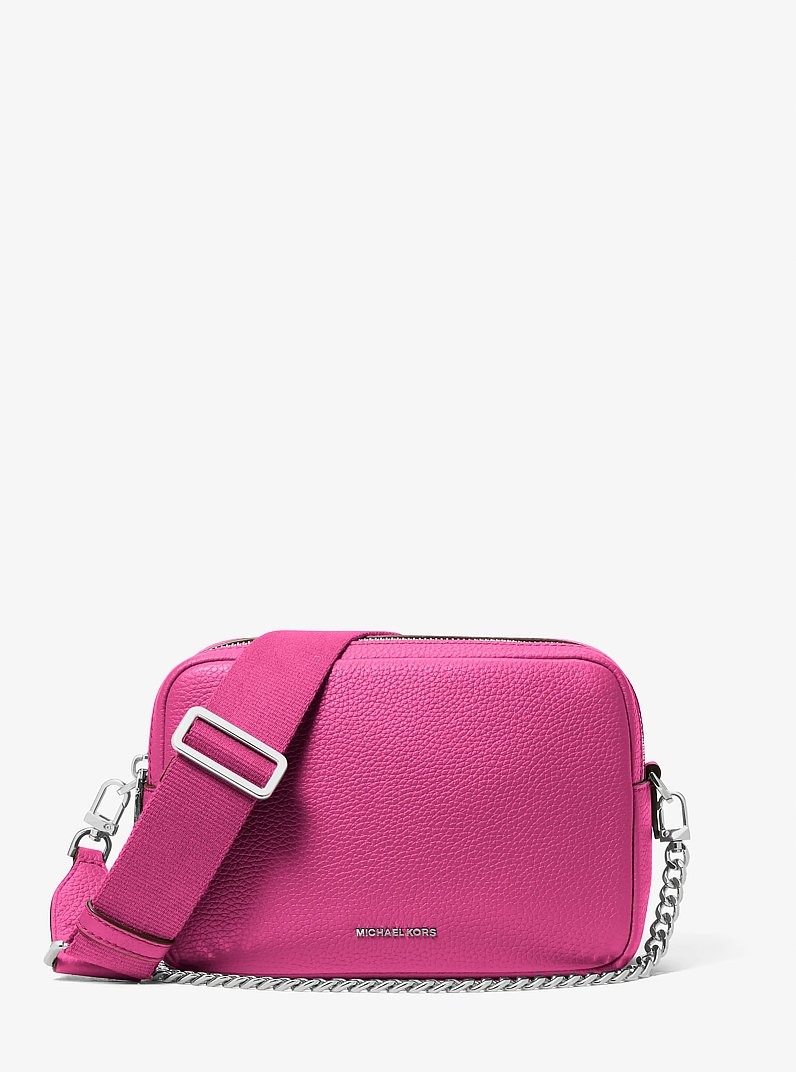 Sac &agrave; bandouli&egrave;re pour appareil photo Bryant de taille moyenne en cuir grain&eacute; in BAIES SAUVAGES | Michael Kors